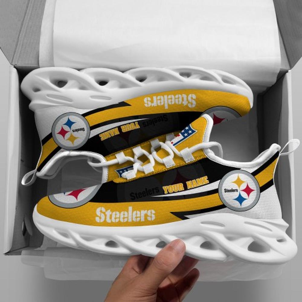 Ideafootwear Pittsburgh Steelers Max Soul Shoes Sneakers For Men And Women 142