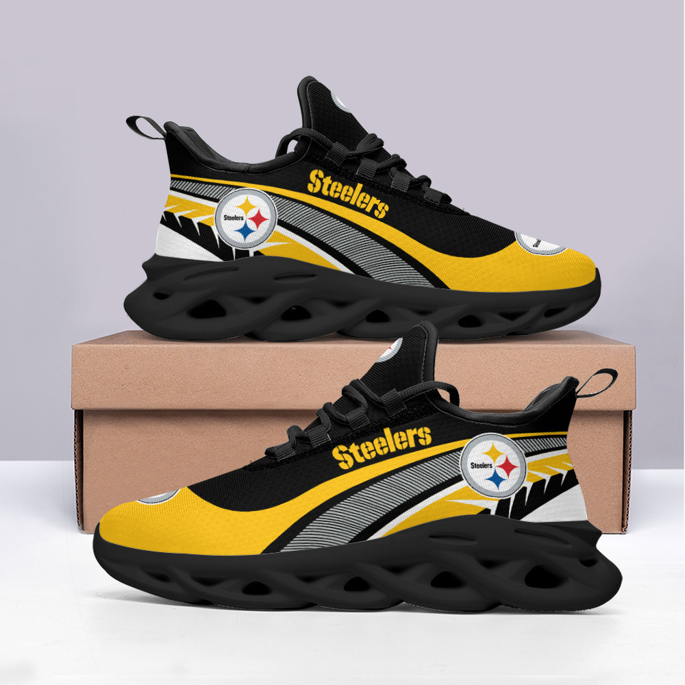 Ideafootwear Pittsburgh Steelers Max Soul Shoes Sneakers For Men And Women 62