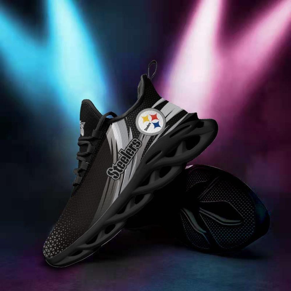 Ideafootwear Pittsburgh Steelers Max Soul Shoes Sneakers For Men And Women 12