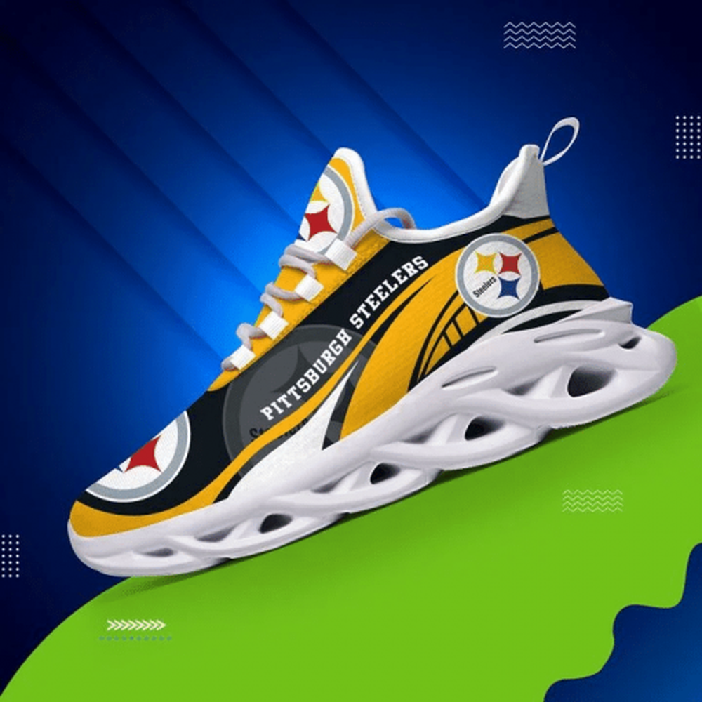 Ideafootwear Pittsburgh Steelers Max Soul Shoes Sneakers For Men And Women 5