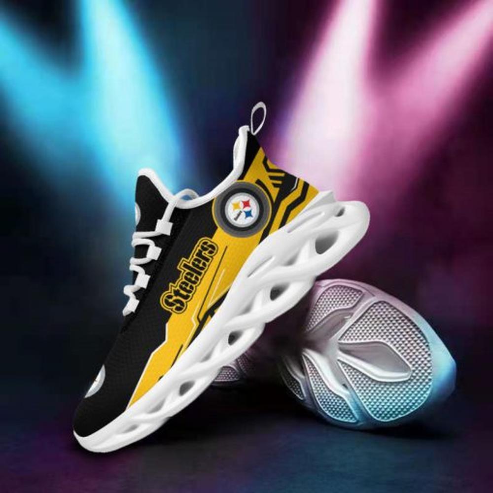Ideafootwear Pittsburgh Steelers Max Soul Shoes Sneakers For Men And Women 49