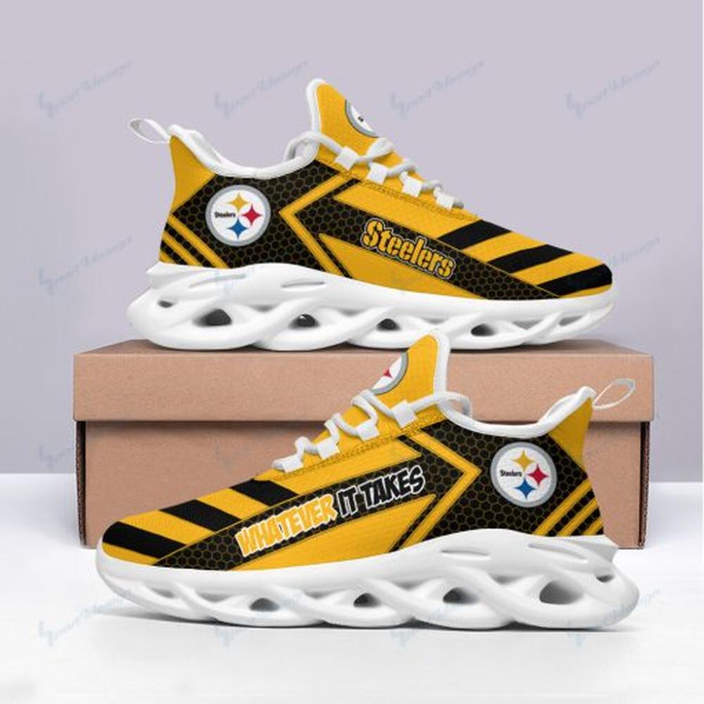 Ideafootwear Pittsburgh Steelers Max Soul Shoes Sneakers For Men And Women 59