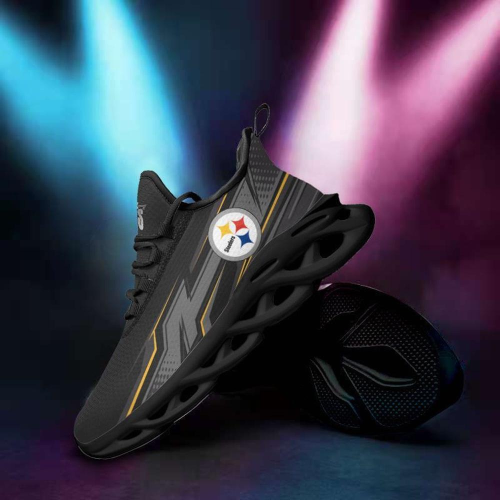 Ideafootwear Pittsburgh Steelers Max Soul Shoes Sneakers For Men And Women 28