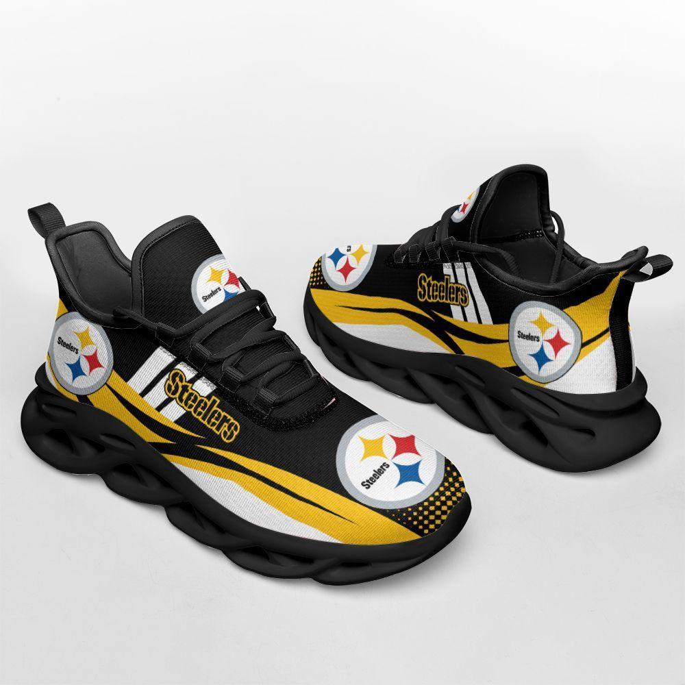 Ideafootwear Pittsburgh Steelers Max Soul Shoes Sneakers For Men And Women 7