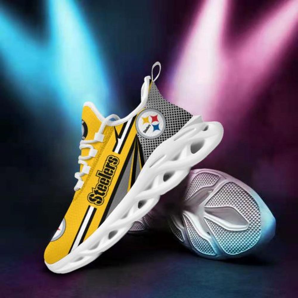 Ideafootwear Pittsburgh Steelers Max Soul Shoes Sneakers For Men And Women 44