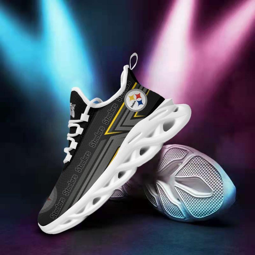 Ideafootwear Pittsburgh Steelers Max Soul Shoes Sneakers For Men And Women 15