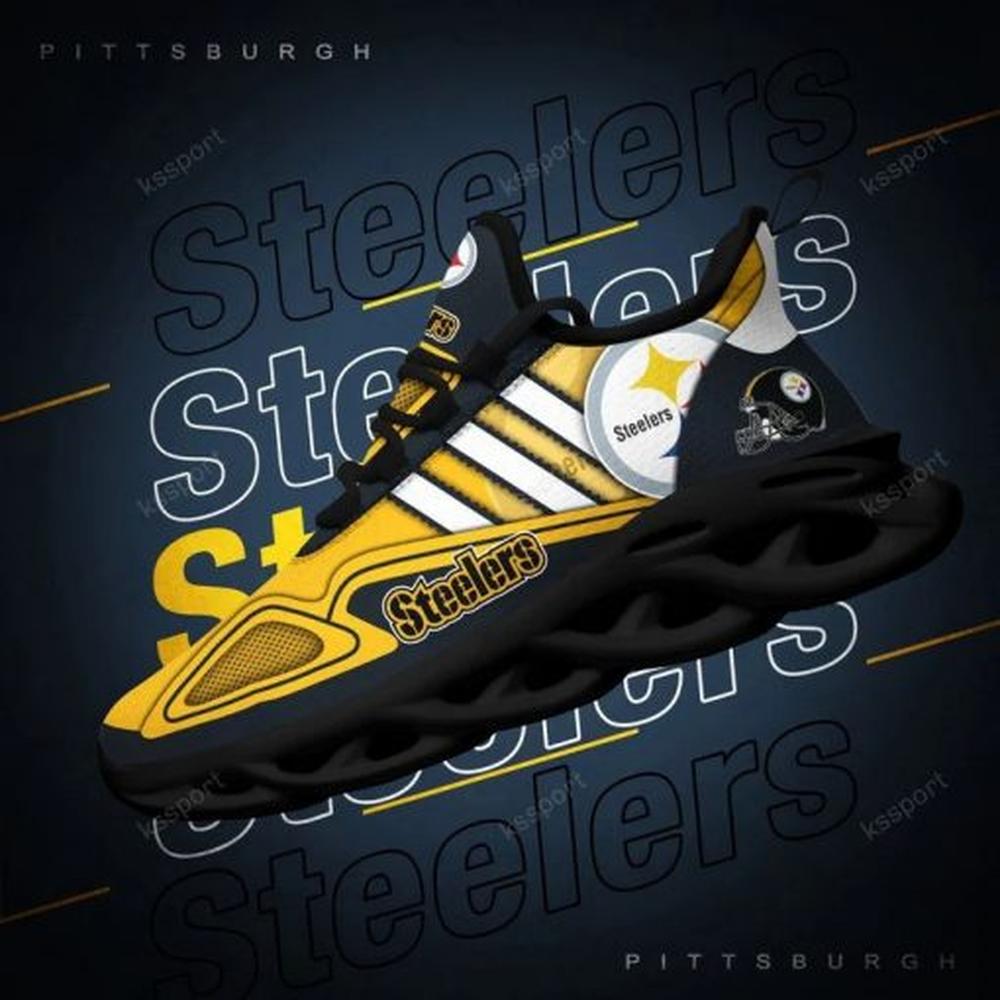 Ideafootwear Pittsburgh Steelers Max Soul Shoes Sneakers For Men And Women 73