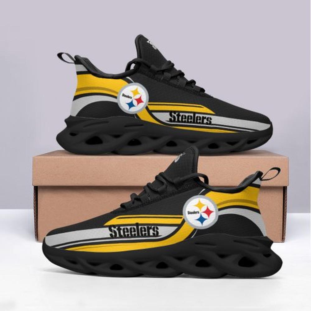 Ideafootwear Pittsburgh Steelers Max Soul Shoes Sneakers For Men And Women 170