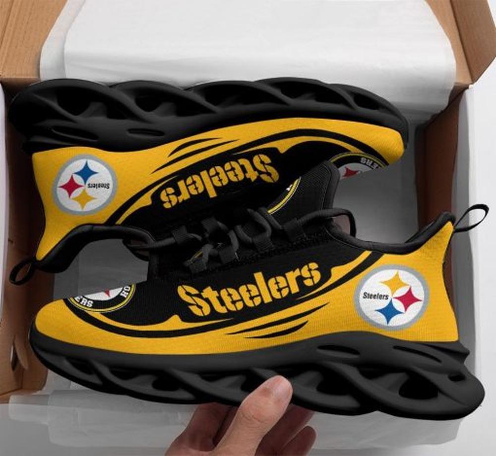 Ideafootwear Pittsburgh Steelers Max Soul Shoes Sneakers For Men And Women 32