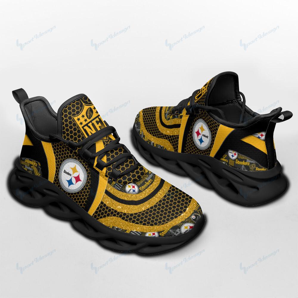 Ideafootwear Pittsburgh Steelers Max Soul Shoes Sneakers For Men And Women 70