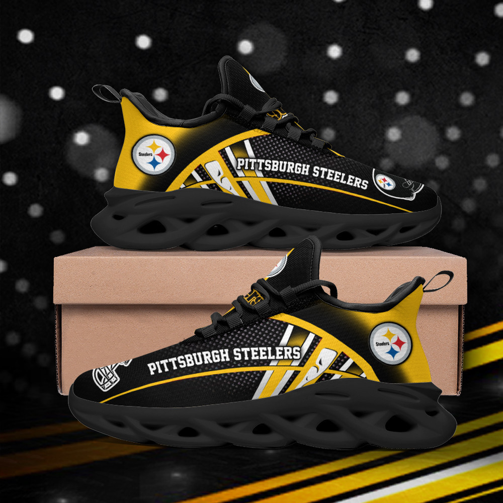 Ideafootwear Pittsburgh Steelers Max Soul Shoes Sneakers For Men And Women 53