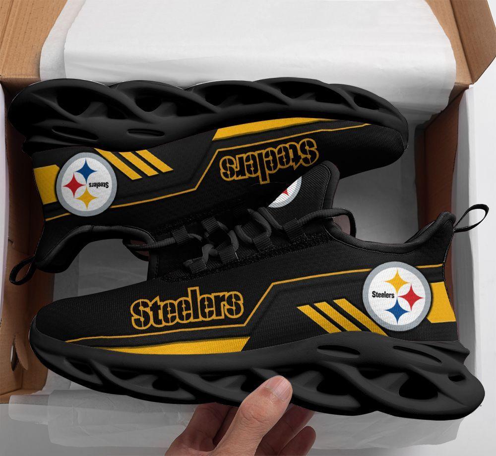 Ideafootwear Pittsburgh Steelers Max Soul Shoes Sneakers For Men And Women 19
