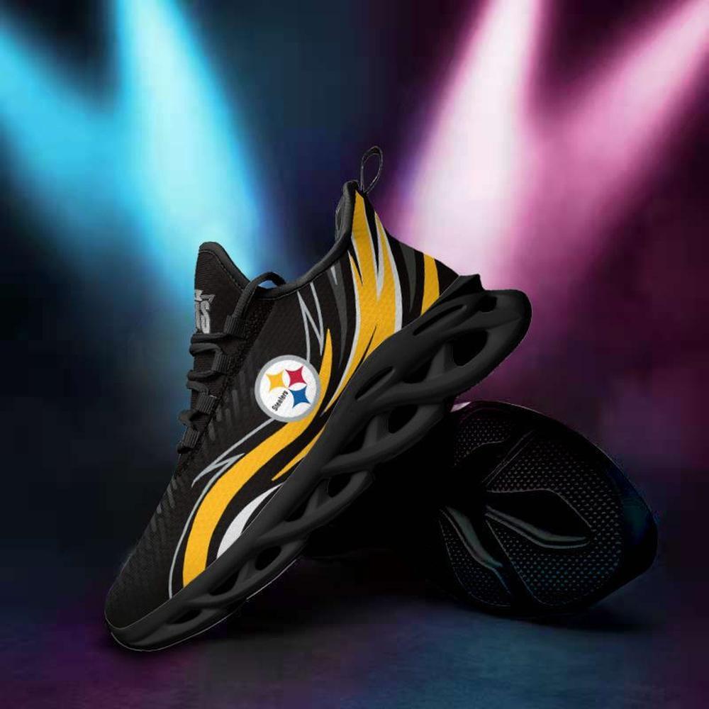 Ideafootwear Pittsburgh Steelers Max Soul Shoes Sneakers For Men And Women 24