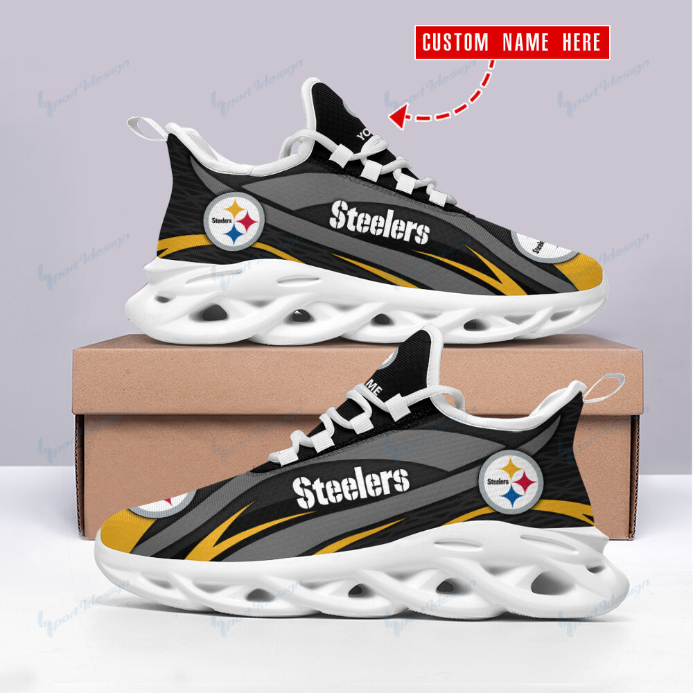 Ideafootwear Pittsburgh Steelers Max Soul Shoes Sneakers For Men And Women 119