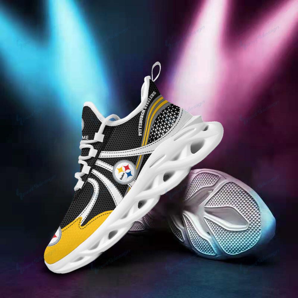 Ideafootwear Pittsburgh Steelers Max Soul Shoes Sneakers For Men And Women 98