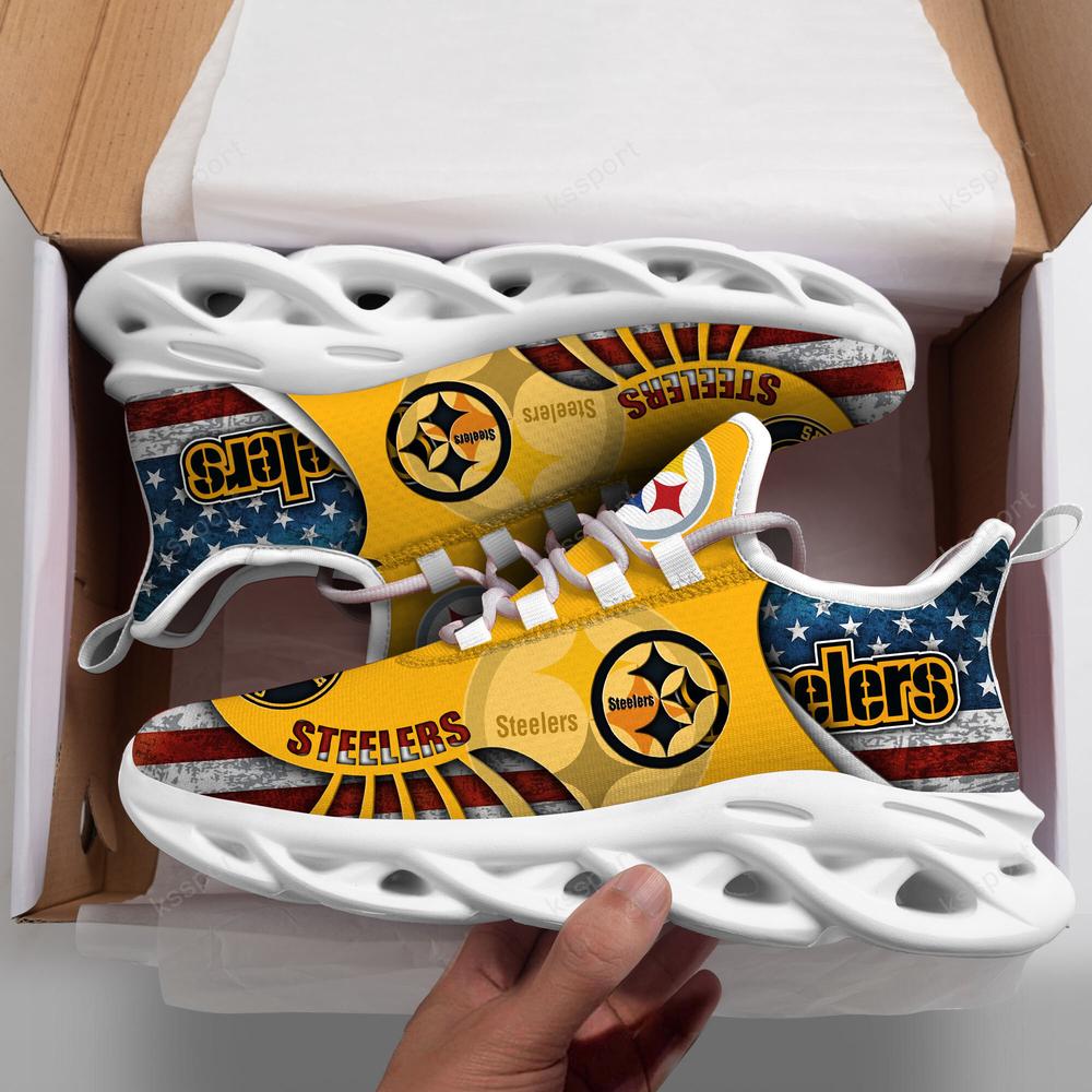 Ideafootwear Pittsburgh Steelers Max Soul Shoes Sneakers For Men And Women 80