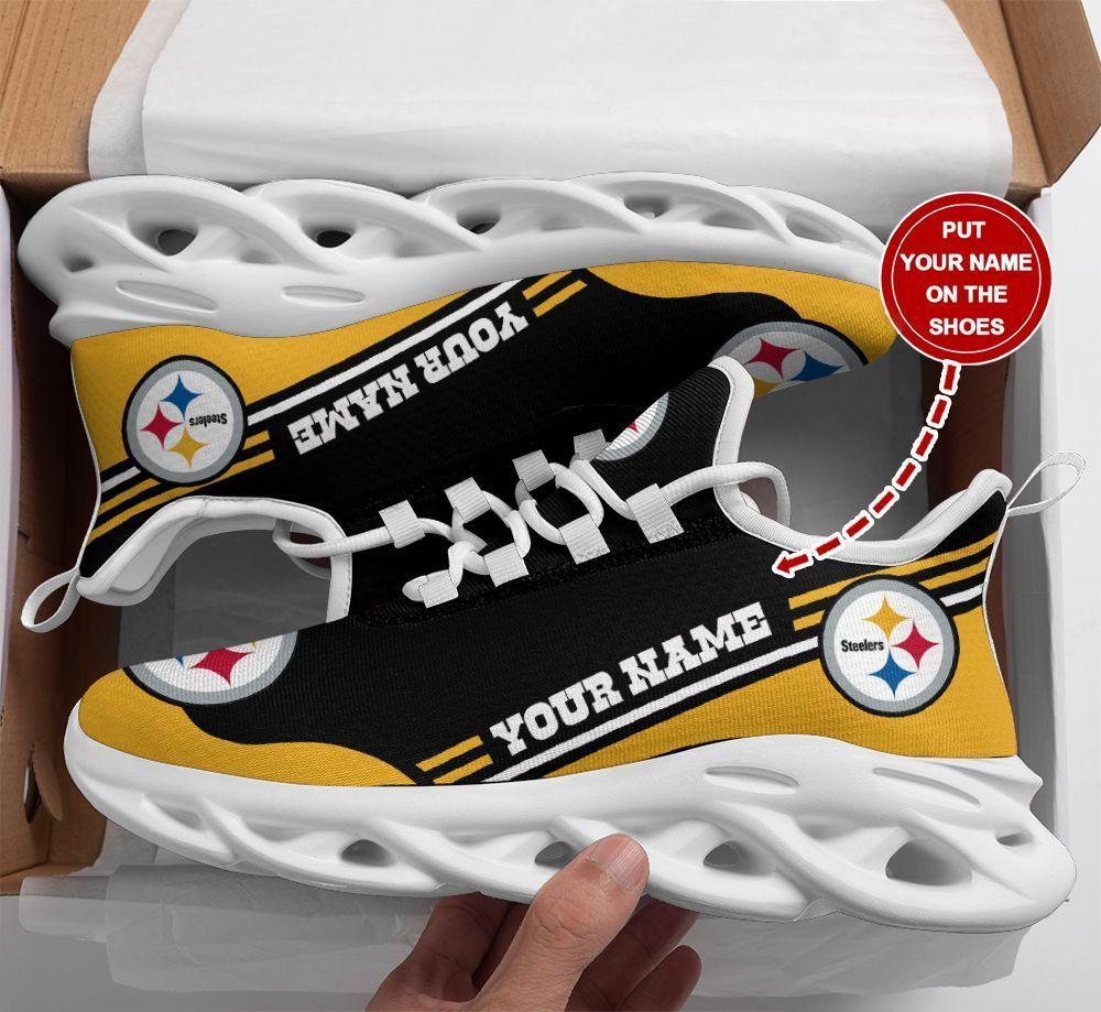 Ideafootwear Pittsburgh Steelers Max Soul Shoes Sneakers For Men And Women 108