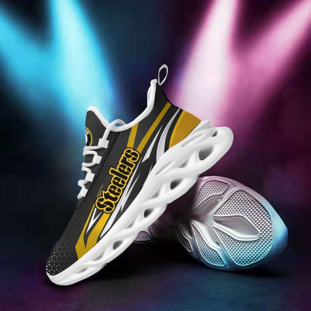 Ideafootwear Pittsburgh Steelers Max Soul Shoes Sneakers For Men And Women 144