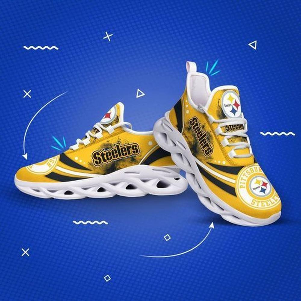 Ideafootwear Pittsburgh Steelers Max Soul Shoes Sneakers For Men And Women 14