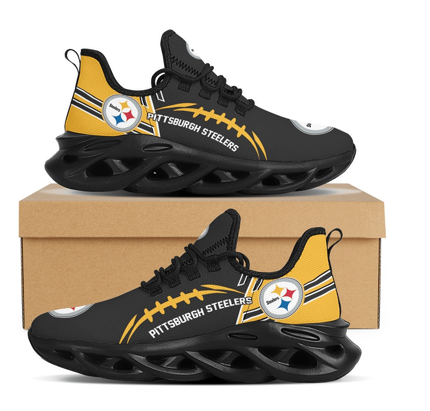 Ideafootwear Pittsburgh Steelers Max Soul Shoes Sneakers For Men And Women 89