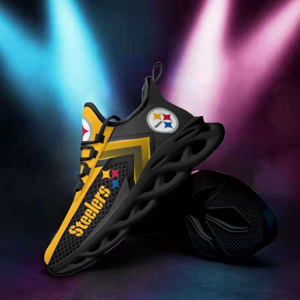Ideafootwear Pittsburgh Steelers Max Soul Shoes Sneakers For Men And Women 21