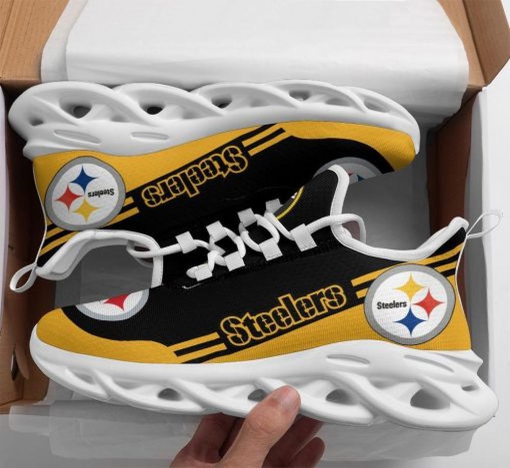 Ideafootwear Pittsburgh Steelers Max Soul Shoes Sneakers For Men And Women 157