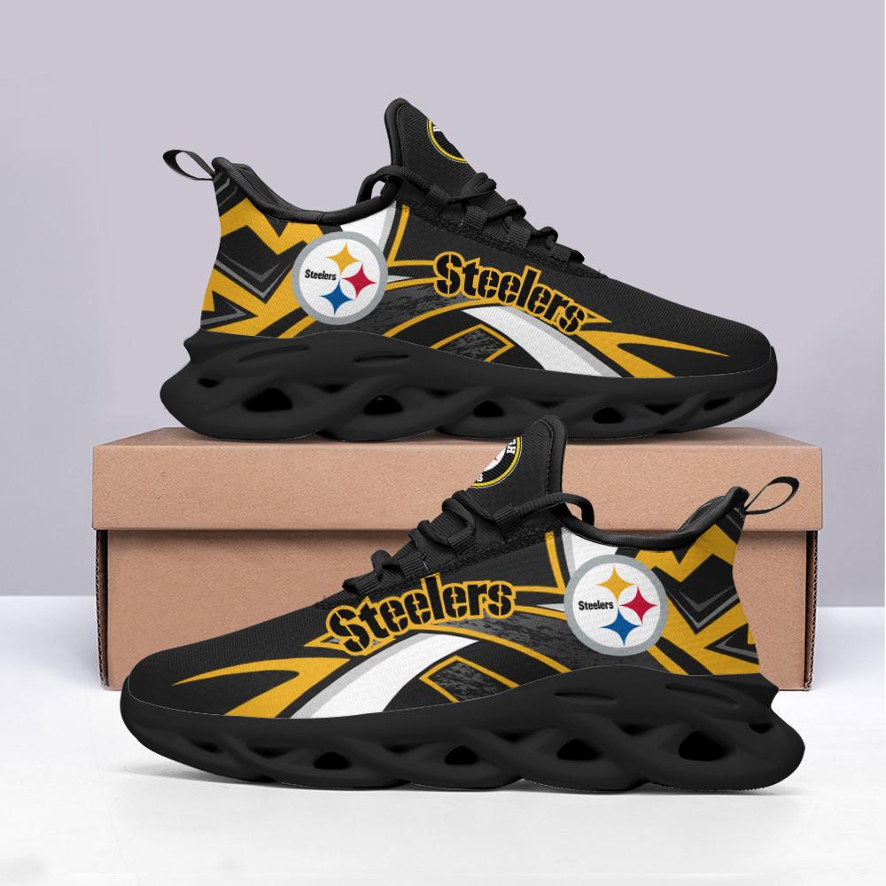 Ideafootwear Pittsburgh Steelers Max Soul Shoes Sneakers For Men And Women 69