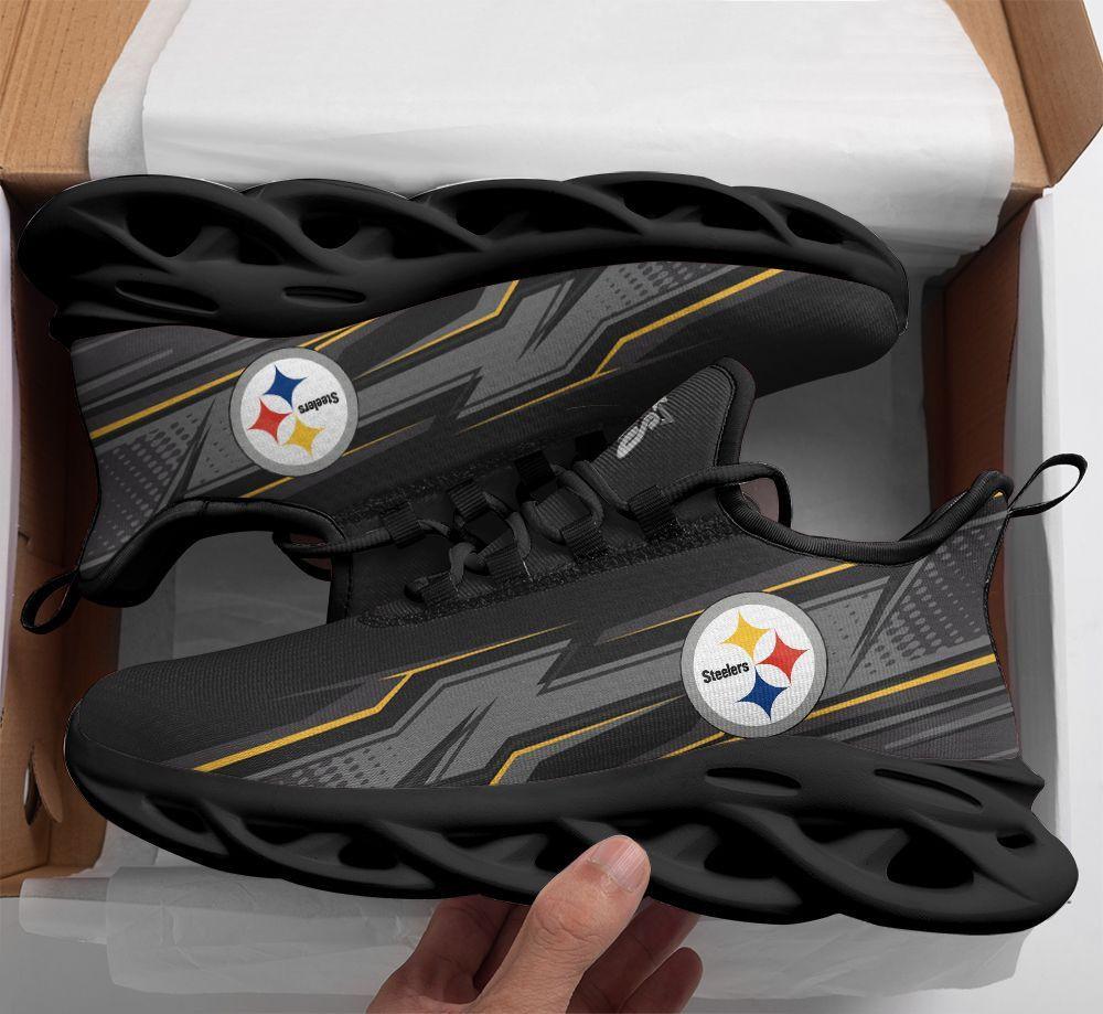 Ideafootwear Pittsburgh Steelers Max Soul Shoes Sneakers For Men And Women 28