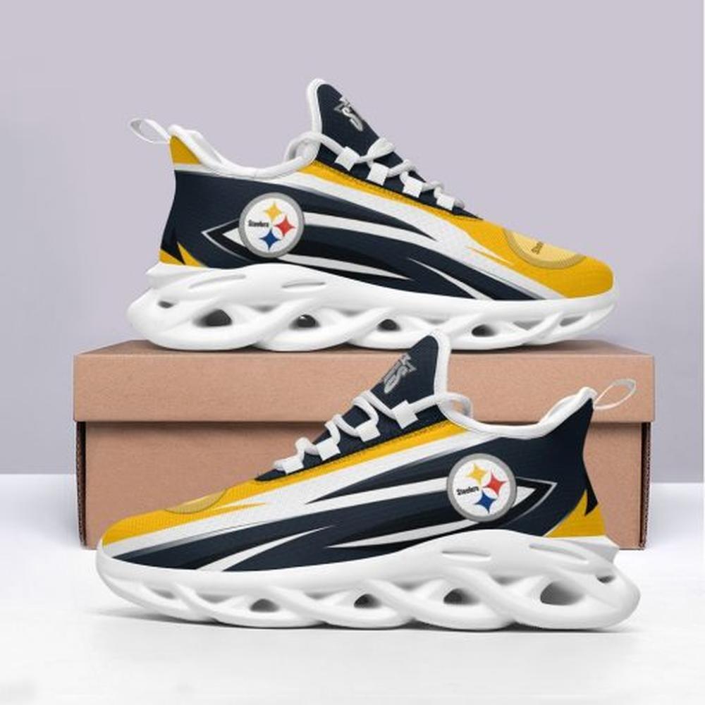 Ideafootwear Pittsburgh Steelers Max Soul Shoes Sneakers For Men And Women 16