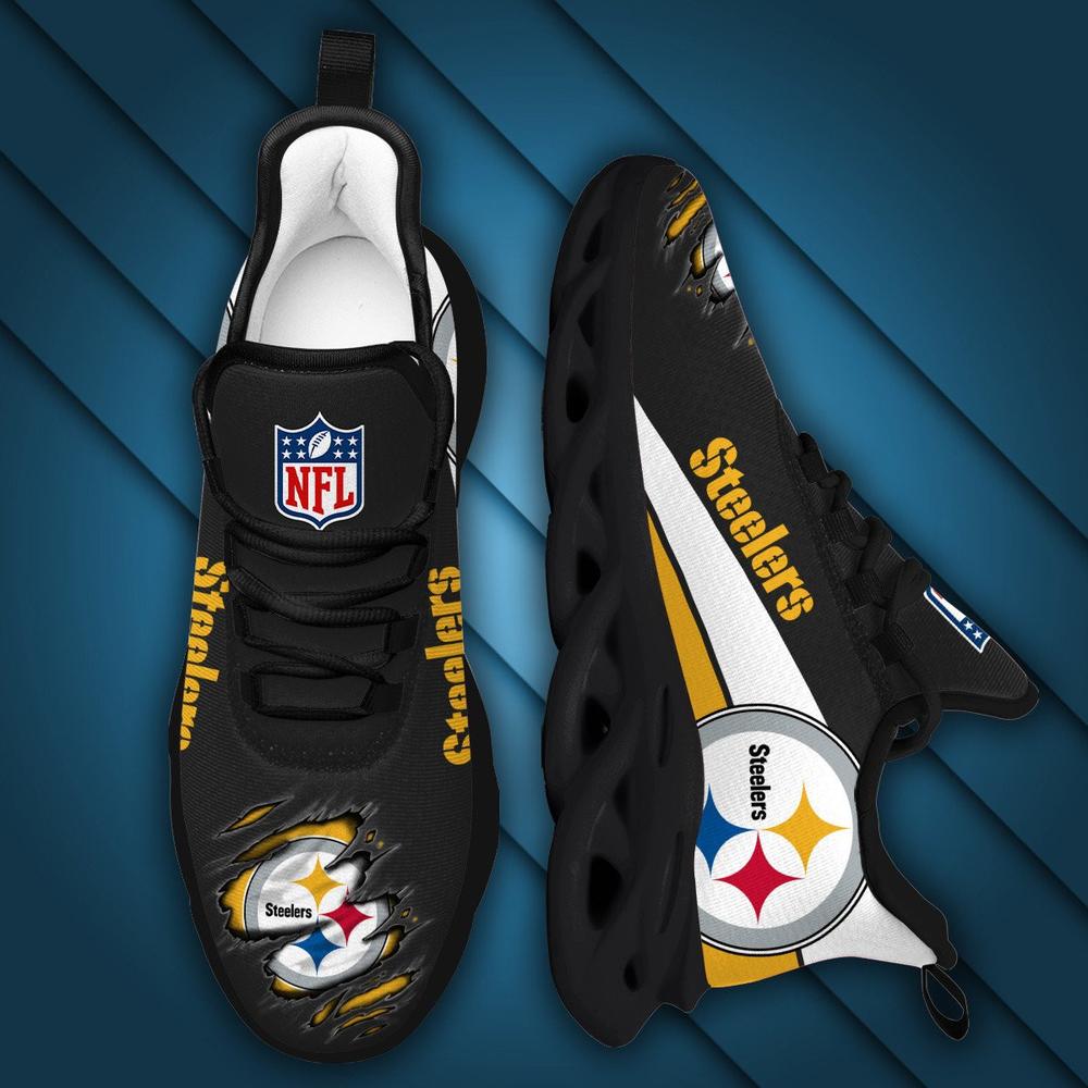 Ideafootwear Pittsburgh Steelers Max Soul Shoes Sneakers For Men And Women 51