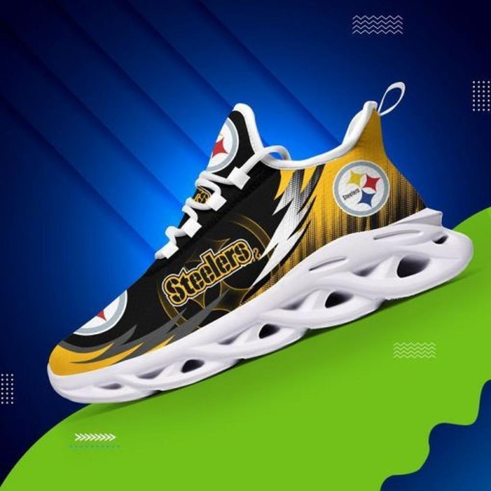Ideafootwear Pittsburgh Steelers Max Soul Shoes Sneakers For Men And Women 4