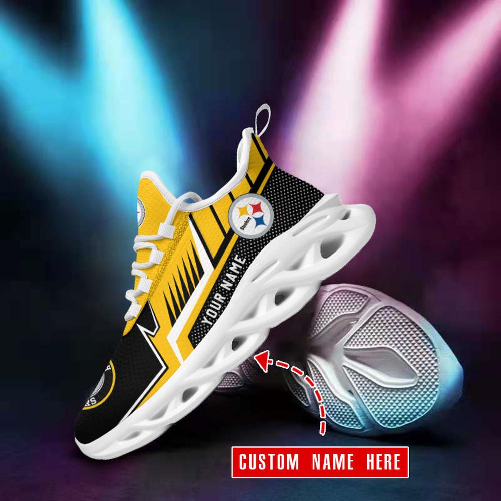 Ideafootwear Pittsburgh Steelers Max Soul Shoes Sneakers For Men And Women 111