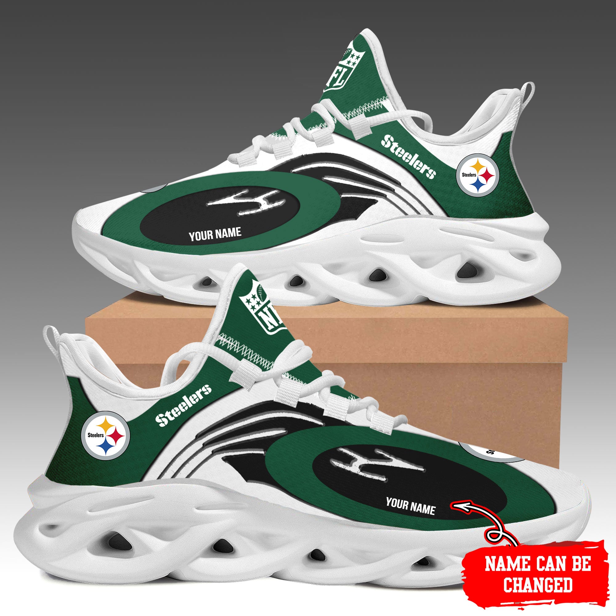 Ideafootwear Pittsburgh Steelers Max Soul Shoes Sneakers For Men And Women 92