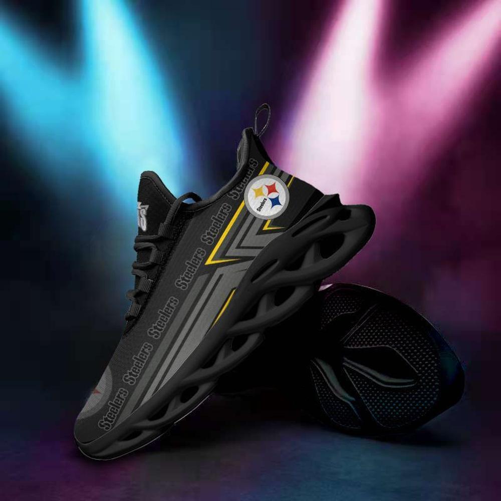 Ideafootwear Pittsburgh Steelers Max Soul Shoes Sneakers For Men And Women 15