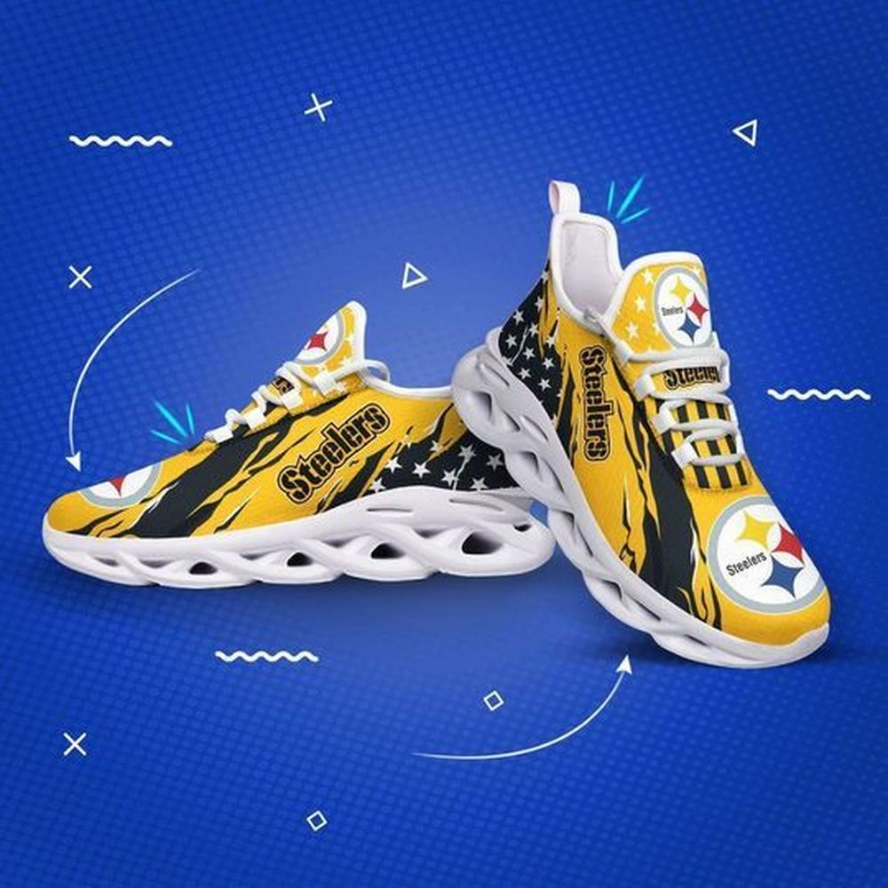 Ideafootwear Pittsburgh Steelers Max Soul Shoes Sneakers For Men And Women 18