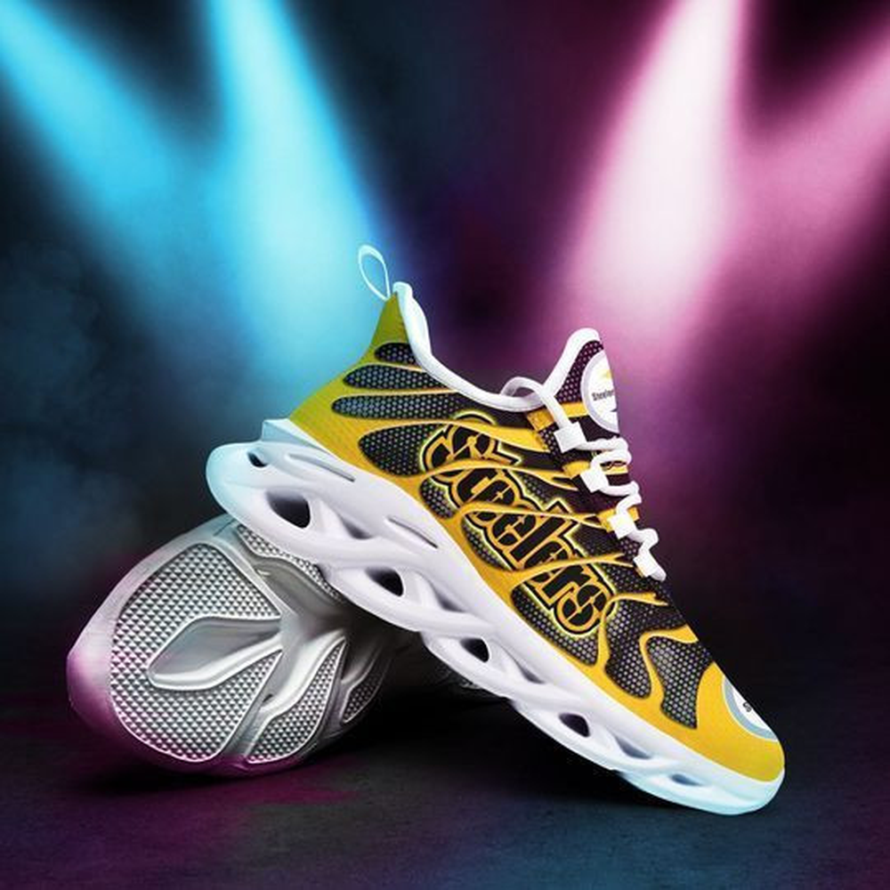 Ideafootwear Pittsburgh Steelers Max Soul Shoes Sneakers For Men And Women 17
