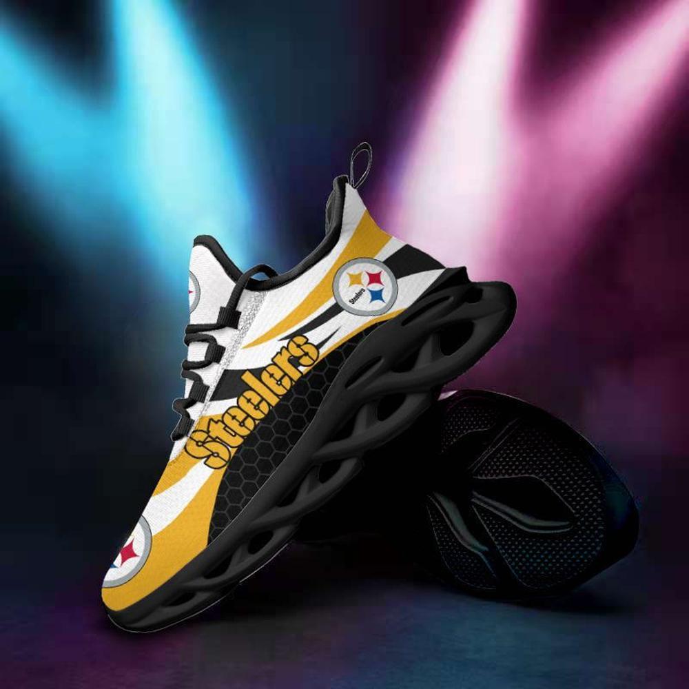 Ideafootwear Pittsburgh Steelers Max Soul Shoes Sneakers For Men And Women 25