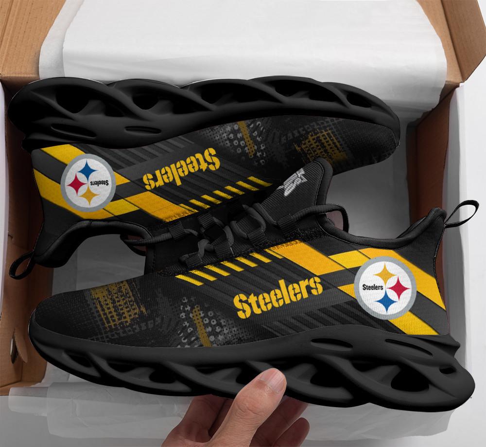 Ideafootwear Pittsburgh Steelers Max Soul Shoes Sneakers For Men And Women 74