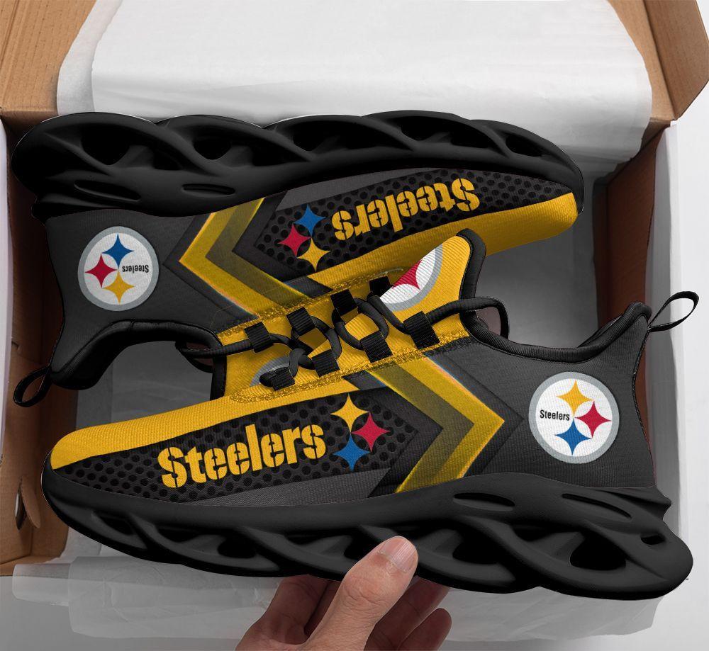 Ideafootwear Pittsburgh Steelers Max Soul Shoes Sneakers For Men And Women 21