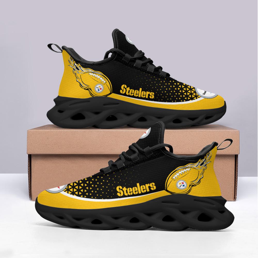 Ideafootwear Pittsburgh Steelers Max Soul Shoes Sneakers For Men And Women 76