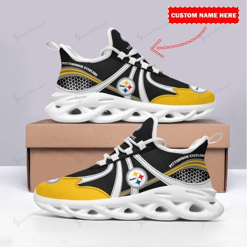 Ideafootwear Pittsburgh Steelers Max Soul Shoes Sneakers For Men And Women 98