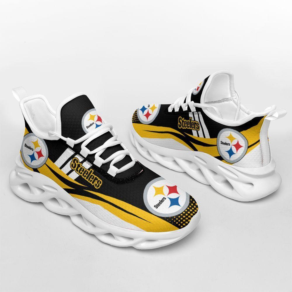 Ideafootwear Pittsburgh Steelers Max Soul Shoes Sneakers For Men And Women 7