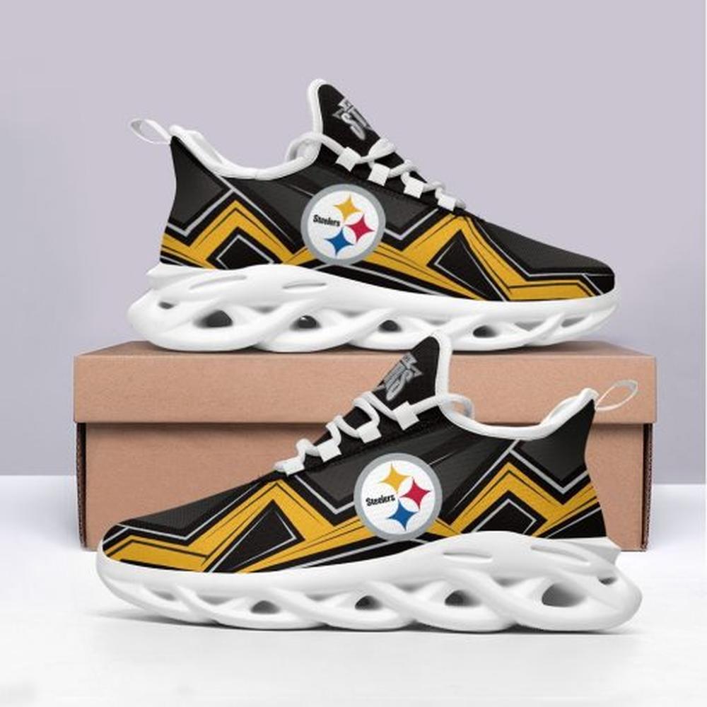 Ideafootwear Pittsburgh Steelers Max Soul Shoes Sneakers For Men And Women 33