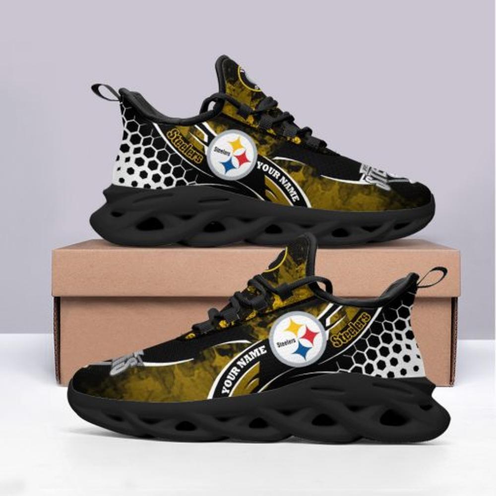 Ideafootwear Pittsburgh Steelers Max Soul Shoes Sneakers For Men And Women 103