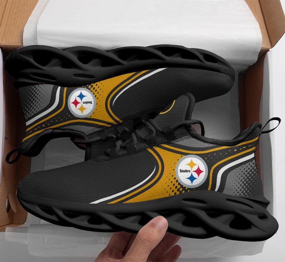 Ideafootwear Pittsburgh Steelers Max Soul Shoes Sneakers For Men And Women 30