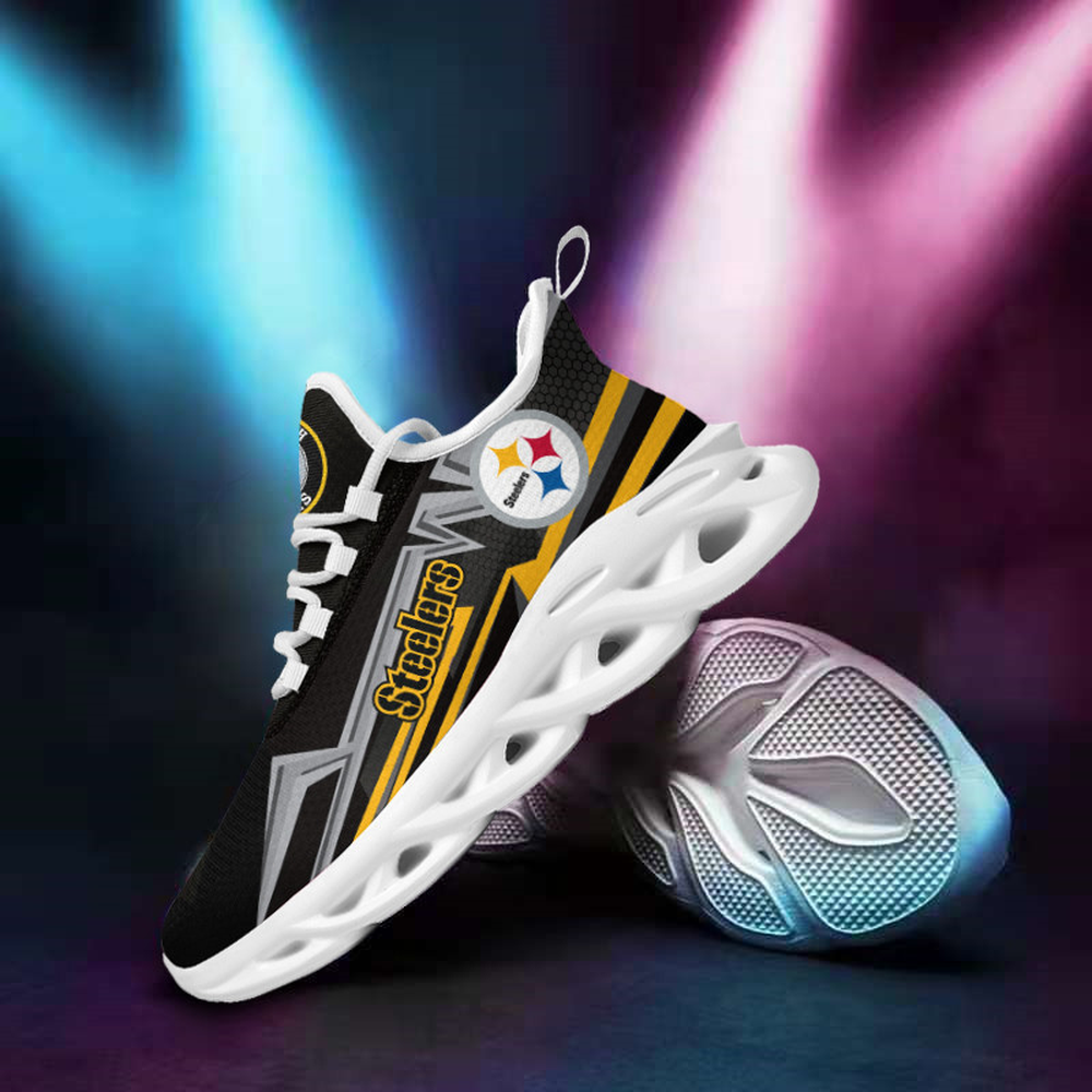Ideafootwear Pittsburgh Steelers Max Soul Shoes Sneakers For Men And Women 166