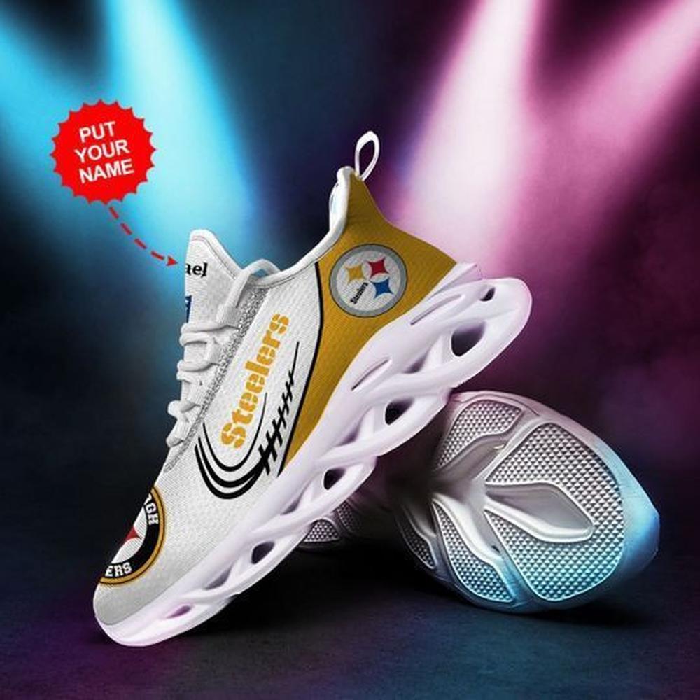 Ideafootwear Pittsburgh Steelers Max Soul Shoes Sneakers For Men And Women 121