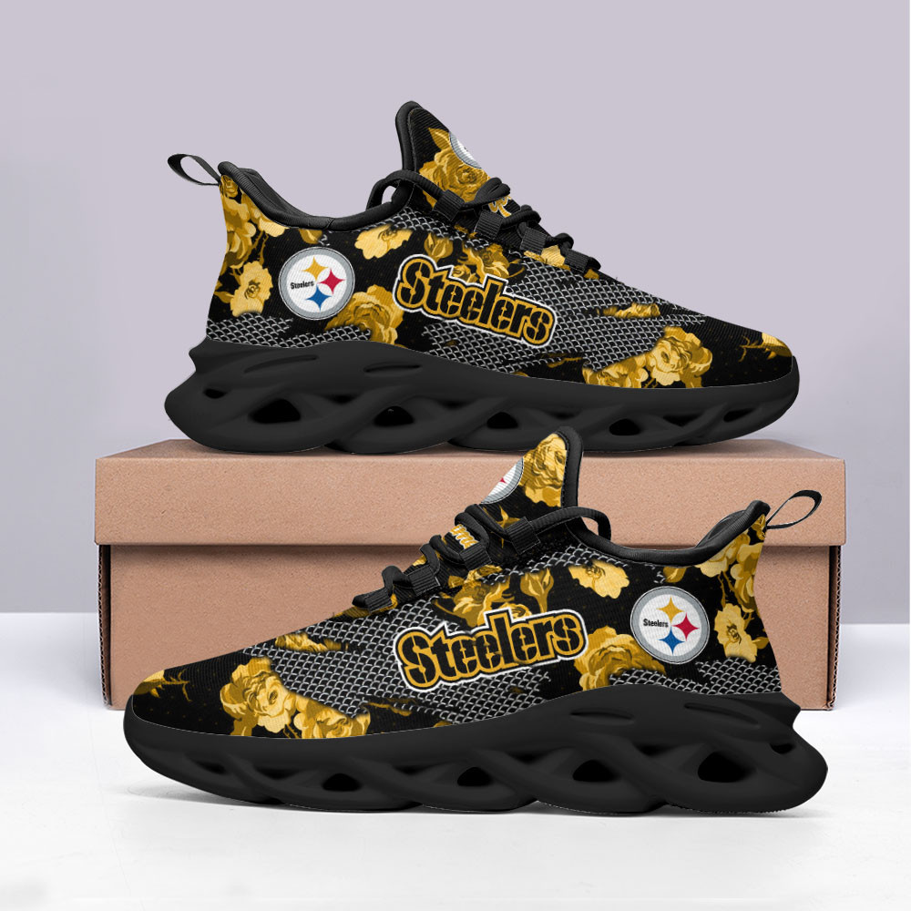 Ideafootwear Pittsburgh Steelers Max Soul Shoes Sneakers For Men And Women 118