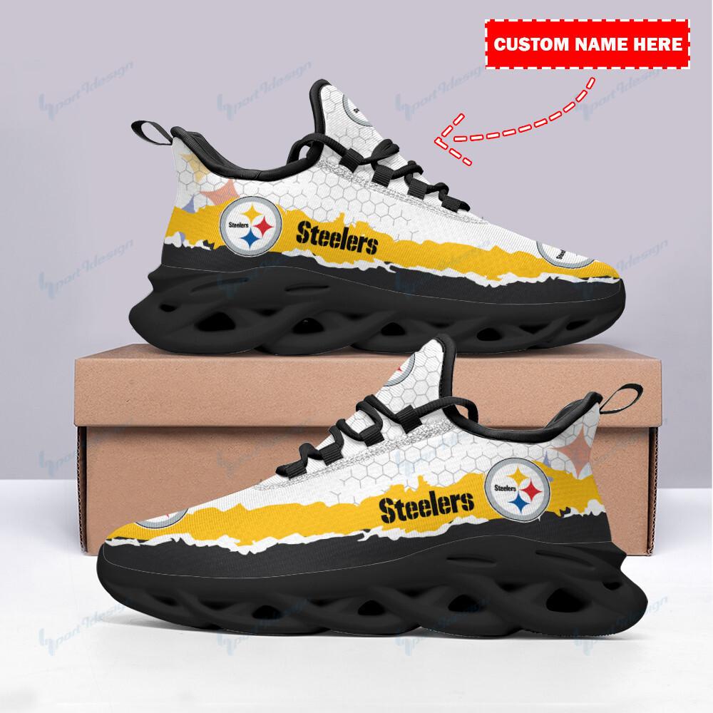 Ideafootwear Pittsburgh Steelers Max Soul Shoes Sneakers For Men And Women 113