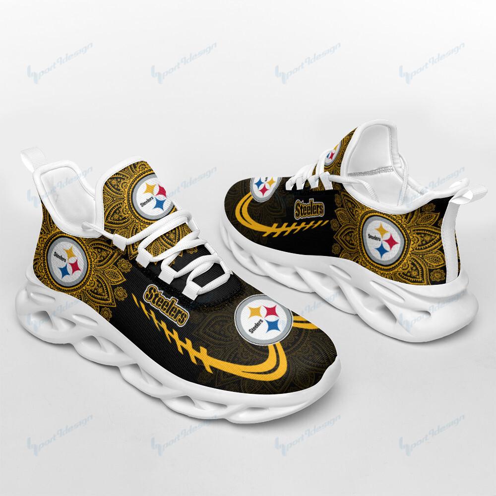 Ideafootwear Pittsburgh Steelers Max Soul Shoes Sneakers For Men And Women 86